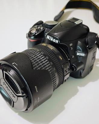 Nikon D3100 + 18-105 VR + scheda SD e borsa