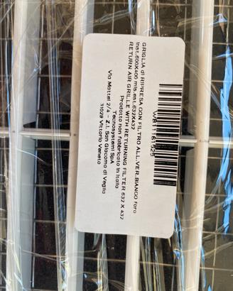 Griglia di ripresa Tecnosystemi WB11161525