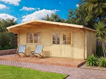 CASETTA DI LEGNO HEAVEN - 530x570x268h - 2 LOCALI