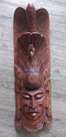 Scultura in legno di tek