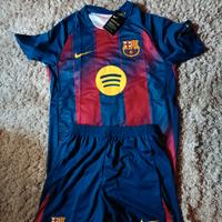 divisa home kit Barcellona barca completo maglia 