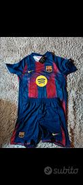 divisa home kit Barcellona barca completo maglia 