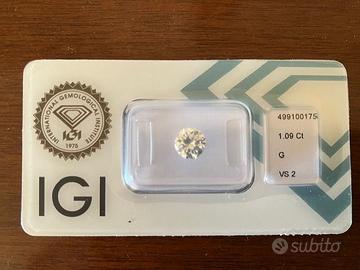 Diamante per solitario certificato IGI