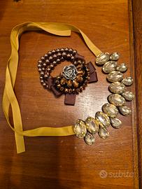 collana e bracciale fantasia