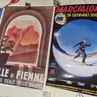 Marcialonga poster vintage val Fiemme e Fassa