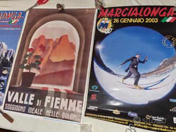 Marcialonga poster vintage val Fiemme e Fassa