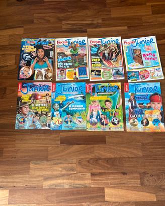 Lotto 8 Riviste Focus Junior - Scienza, Natura