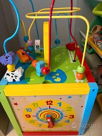 Cubo gioco legno Montessori