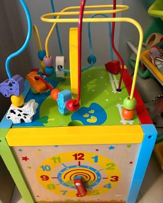 Cubo gioco legno Montessori