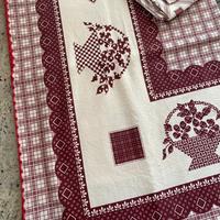 Tovaglia in cotone con 6 tovaglioli