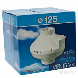 Aspiratore VK125 Cablato DIAM. 125MM - 355MC/H