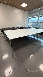 Tavoli quadrati in vetro - Long Island Rimadesio