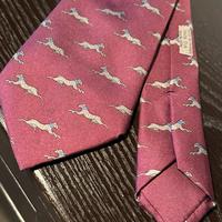 Hermes Cravatta Vintage 100% pura seta. Originale