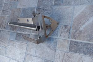 porta targa per  Ducati  scarico doppio termignoni