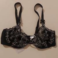 Completo intimo Cattadori nero con pizzo taglia 4