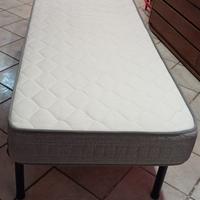 Materasso + rete doghe in legno
