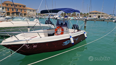 Barca open senza patente 5,50 m motore Mercury 40