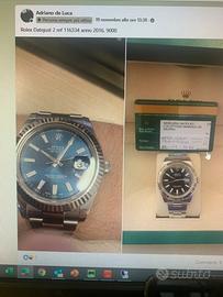 Rolex 116334 anno 2016 originale