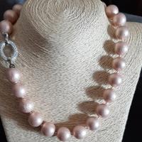 collana  perle barocche rosa