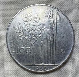 100 lire 1955