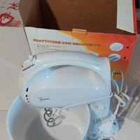 Sbattitore con recipiente , 7 velocità 2 fruste 2 