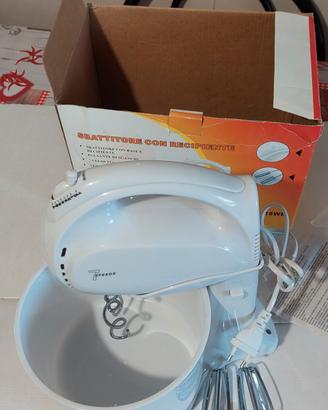 Sbattitore con recipiente , 7 velocità 2 fruste 2 