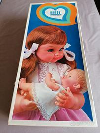 Titti con Cialdino, bambola originale anni '70