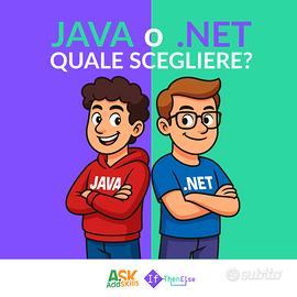 Diventa uno sviluppatore web. Meglio Java o .NET?
