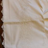 lenzuola in cotone con ricami