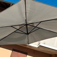 Ombrellone da giardino beige