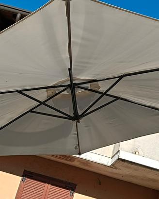Ombrellone da giardino beige
