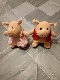 coppia peluche maialini