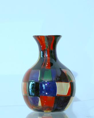 VENINI Vaso Fulvio Bianconi PEZZATO PARIGI 1989