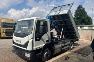 Iveco 100 E 21 - Ribaltabile + gru o scarrabile
