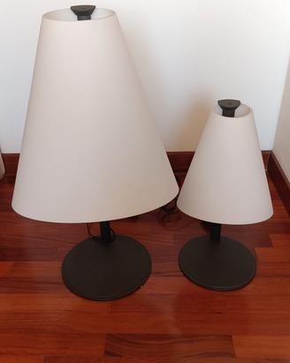 2 Lampade da tavolo Leucos Micene T46 e T68 Toso