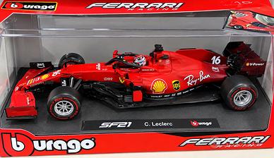 Ferrari SF21 Leclerc 1/18 Bburago F1 2021