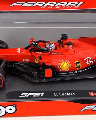 Ferrari SF21 Leclerc 1/18 Bburago F1 2021