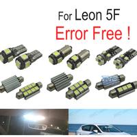 KIT 13 LAMPADE LED INTERNE PER SEAT LEON MK3 5F 5F