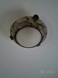 set composto da 2 lampadari, 2 plafoniere ed 1 abj