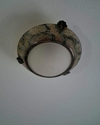 set composto da 2 lampadari, 2 plafoniere ed 1 abj