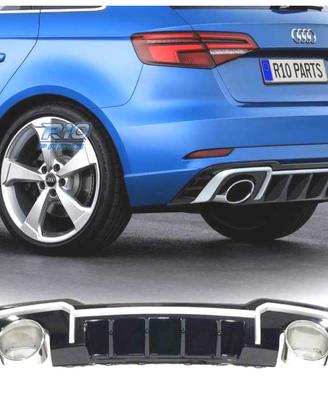 DIFFUSORE AUDI A3 8V SPORTBACK SLINE 16-20 LOOK RS