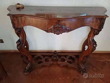 Tavolino consolle da ingresso stile classico