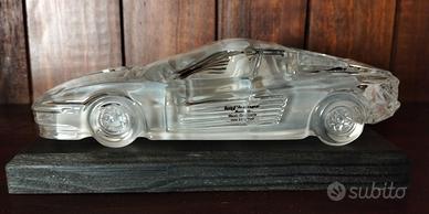 Fermacarte in cristallo Ferrari Testarossa 1984