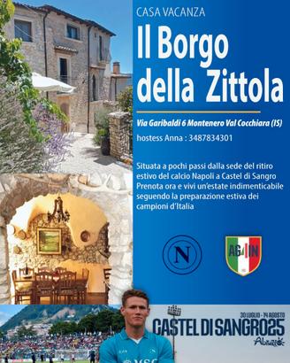 Soggiorno per Calcio il Napoli a Castel di Sangro