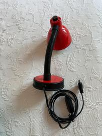 Lampada da comodino rossa Veneta Lumi nuova