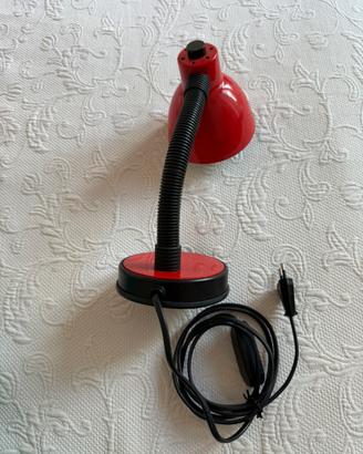 Lampada da comodino rossa Veneta Lumi nuova