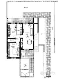 Appartamento luminoso con ampio giardino