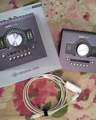 Universal Audio Apollo Twin MK2 + cavi thunderbolt