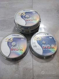 N.5 scatole da 10. DVD -R. 4x e 8x. Nuovi