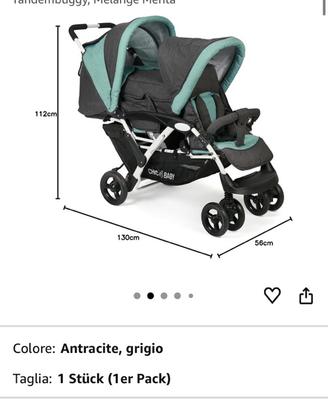 Passeggino gemellare